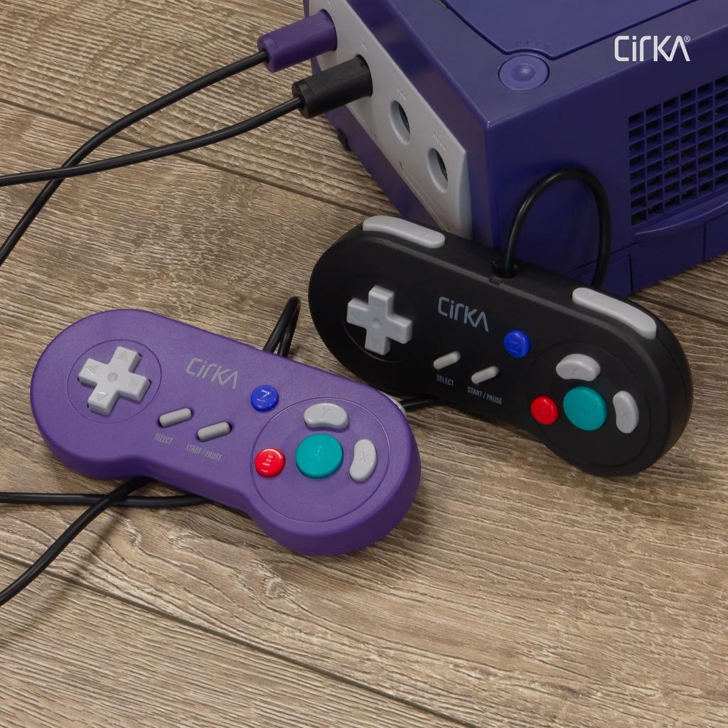 Hyperkin Digital Controller for Nintendo Purple Retro Gaming Accessory Compatible Cirka™ GameCube™ (GC) - Wii™