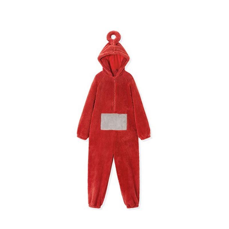Dipsy Laa Teletubbies Po Tinky Winky Cosplay Coral Velvet Sleepwear Halloween