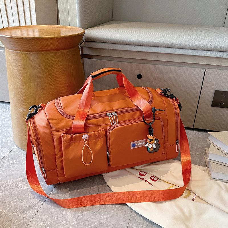 Oxford Cloth Sports Multi-pocket Fitness Bag Lightweight Portable Excursion Bag Can Be Used for Trolley Duffel Bag