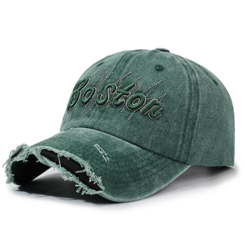 Casquette de baseball vintage pour homme Casquette brodée de lettres tridimensionnelles pour femme