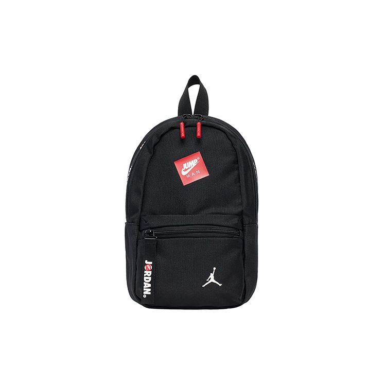 Jordan Jumpman Classics Patch Logo Polyester Mini Backpack Unisex Backpack Black 7A0505-023 Black