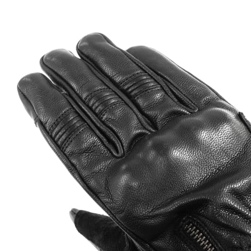 Komine GK-263 Leather Gloves for Motorcycles Black S