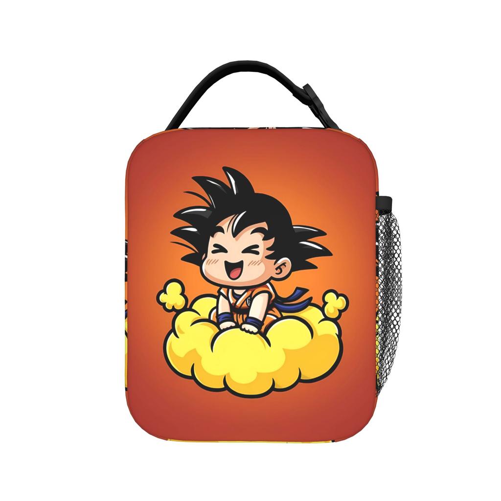 Charizard Smoke Sky Anime Lunch Box Field Picnic Lightweight Lunch Box For Girls Oxford Print Cooler Carrier Reliable Choice for Travel Needs