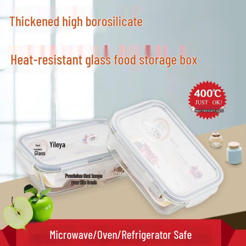 Yileya High Borosilicate Food Storage Container Set