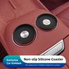 2Pcs Silicone Car Coaster Pad Non-slip Water Cup Mat Cover For Mercedes Benz AMG GLC W203 W206 W220 W205 W211 W212 W201 W210 GLE
