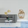 Iron Figurine Statue Artwork Collectible Sculpture Tabletop Ornament for Desk Cabinet Indoor