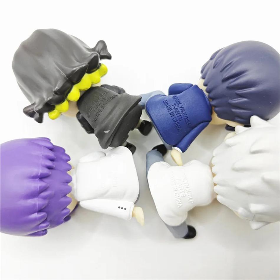 Blue Lock Gk Anime Figure Isagi Yoichi Bachira Meguru Shoulder To Shoulder Sleep Q-Version Kawaii Model Statue Kid Toy Gift