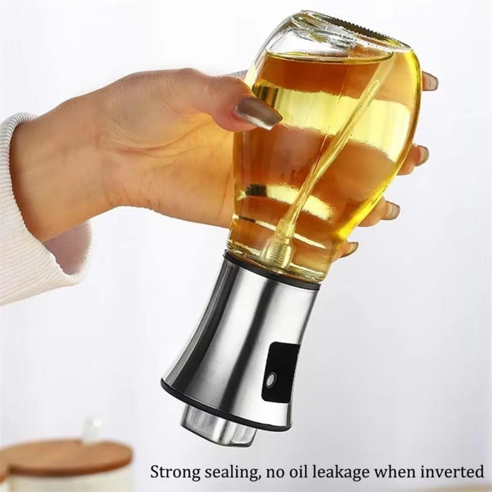 Stainless Steel Glass Oil Sprayer Fine Spray Kitchen Spray Container Kitchen Gadgets
