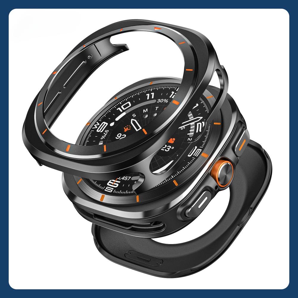 Metal Aluminium Alloy Case For Samsung Galaxy Watch Ultra 2025/2024 47mm Protective Hard Cover for Galaxy Watch 8 44mm 40mm No Glass