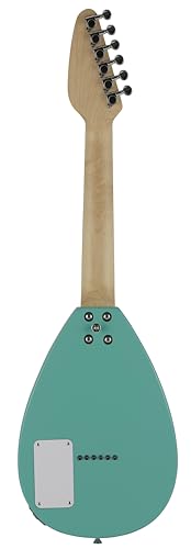 VOX Mark III mini short-scale lightweight, compact mini guitar in aqua green