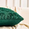 Christmas Tree and Star Embroidered Pillowcase - Festive Winter Sofa Cushion Cover