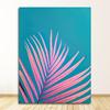 Colorful Pictures For Living Room Home Decor Tropical Plants Nordic S Palm Leaf Flower Orange Cat Wall Art Canvas Painting