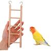 4Pcs Wooden Bird Ladder, Bird Ladder for Cage, Birds Toys for Parakeets Parrots Cockatoo Lovebirds Birdie, Wooden Ladders Basics Climbing