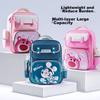Disney Backpack for Primary School Boys Grades 1-4, Lightweight Spine-Protecting Shoulder Bag for Children