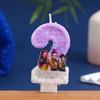 K-Pop Singing Girl 3D Number Birthday Candles Themed Digital Cake Topper Decoration Cake Decor For Kids Party Supplies