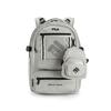 New FILA ORIGINALE Fabric Backpack Unisex Tin Gray F13U539132FDY