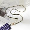 Korean Pearl Chain Stylish Accessories Phone Lanyard Beaded Charm Crossbody Bag Chain