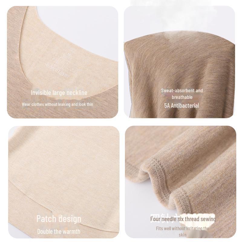 [Clasa A] Vestă caldă din catifea germană pentru femei - 7A Antibacteriană Mătase cașmir, Strat de bază îngroșat