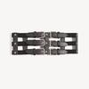 Punk Wide Female Waist Belt With Adjustable Length For Party And Daily Wear