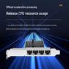 EB-LINK Intel 82576 PCIe Gigabit Quad-Port Network Card (CN Version)