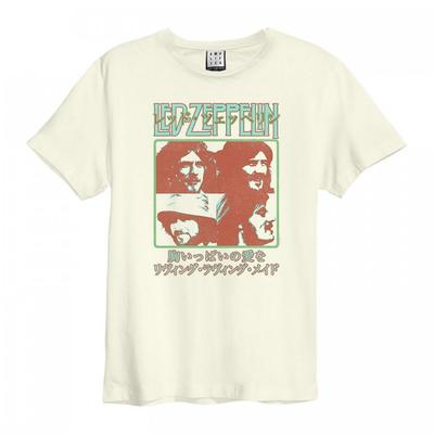 Amplified Unisex Adult Japan Poster Led Zeppelin T-Shirt