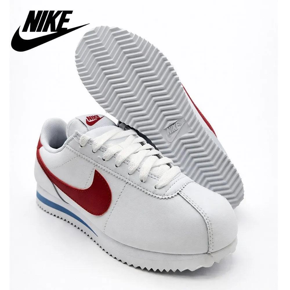 Authentic Nike Women s Cortez Leather White Varsity Red 230