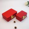 Combination Lock Password Lock Storage Box Metal Construction Flip Top Design Key Safe Box Rectangular Shape Initial Password