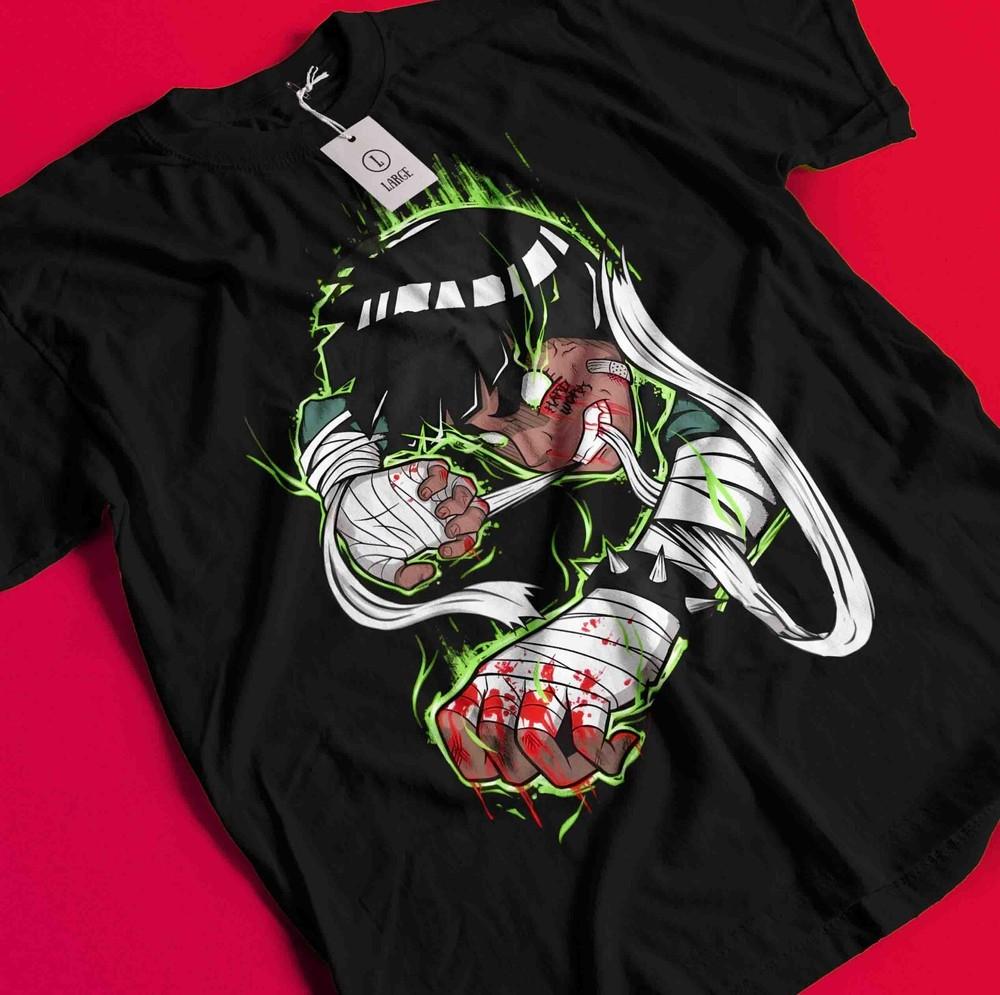 Rock Lee T-Shirt Naruto Tshirt Jiraya Shirt Madara Kakashi Itachi Uchiha Gaara AA146