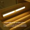 3Pcs RV Step Light Motion Sensor 10 LED Battery Operated Motorhome Trailers Camping Car Motion Activated Magnetic Night Lamp Strip
