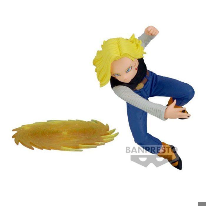 Figurine - Banpresto - Gx Materia Android 18 - Design Détaillé - Couleurs Vives - Base Solide