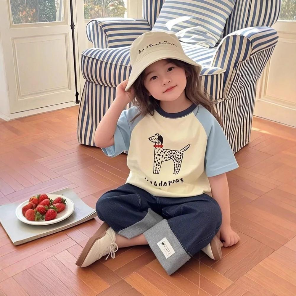 Fashion Kids Summer T-Shirts Toddler Baby Cotton Clothes Children Tops Tees for Boys & Girls Letter Printed Costume