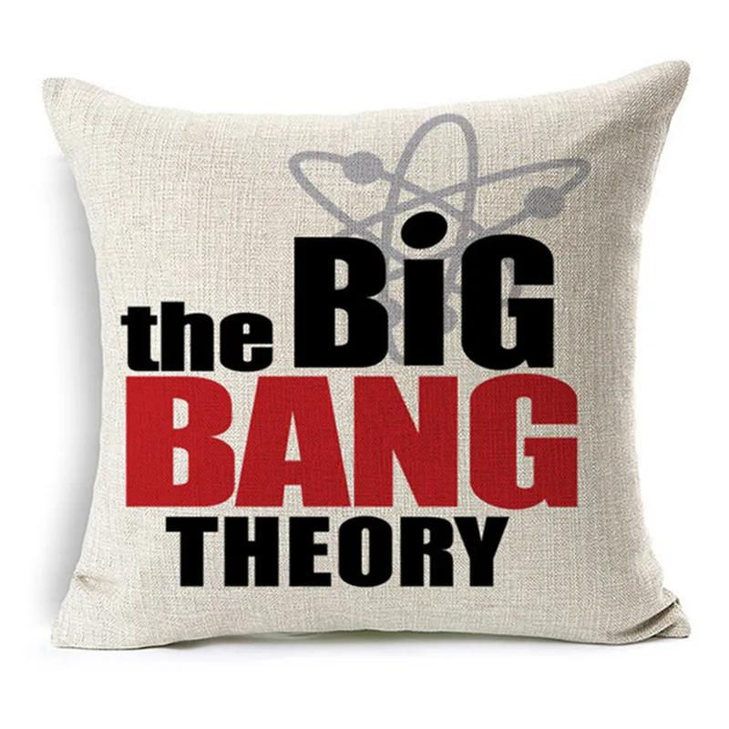 The Big Bang Theory Printed Cushion Cover Home Decorative Soft Pillow Case Cojines Decorativos Para Sofa Pillow Cover