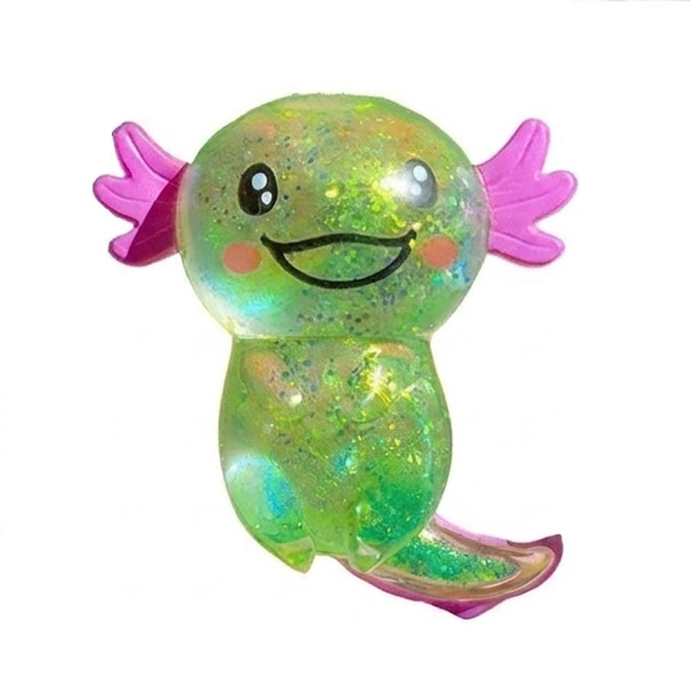 Glitter Squishy Stress Glitter Soothing Texture Squishy Fidget Stress Ball Relaxation Tool зелёный