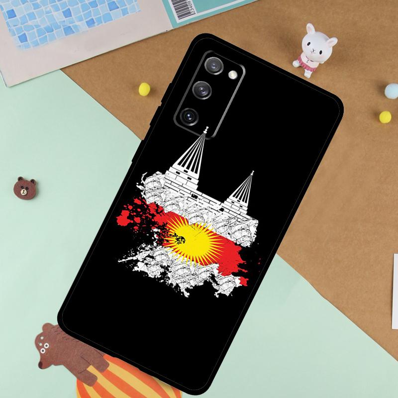 Étui souple Drapeau Yézidi Pour Samsung Galaxy S24 Ultra S9 S10 S20 S22 S23 Plus S21 FE S25 Ultra Housse Funda