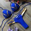 New Red Swimwear Push Up Swimsuit Women Biquini Padded Bathing Suit Gold Stamping Brazilian Bikini Set Thong Sexy Bikini