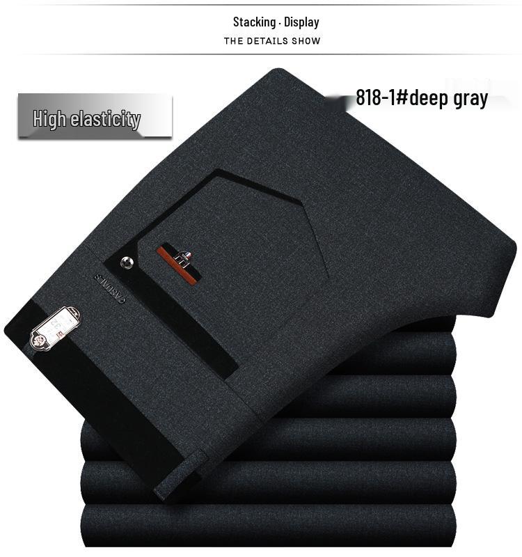 2020 Autumn Men's Korean Style Loose Straight-Leg Dress Pants