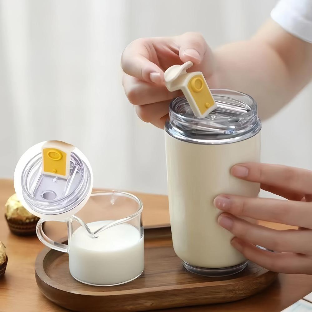 320ml/480ml Thermos Cup Milky White Coffee Mug Car Insulated Water Bottle Travel Stainless Steel Vacuum Flasks Drinking Kettle