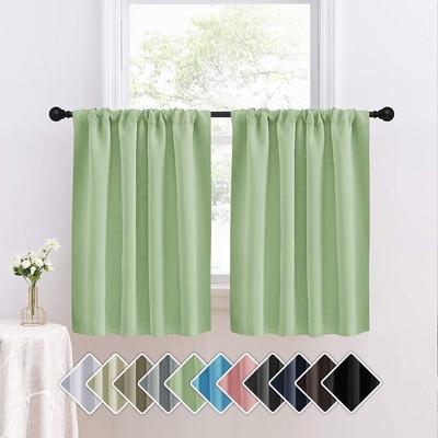 High-Precision Blackout Coffee Kitchen Curtain