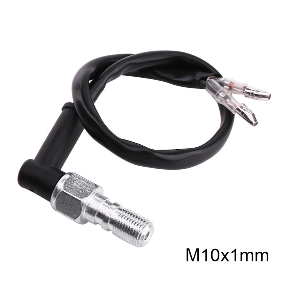 Motorcycle Rear Set Hydraulic Brake Light   with Washers (M10x1.25)