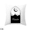 Muslim  Ramadan Eid Mubarak Print Sofa Cushion Cover Pillowcase Home Decor Party Car Bedding