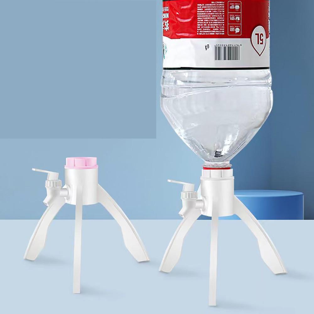 Upside Down Water Bottle Holder Inverted Drinking Rack Spout Stand Home Office Space Saving Storage Organizer