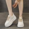 Fashion New Autumn 2024 Hot Sale Women Sneakers Fashion Lace-up Female Vulcanized Shoes Solid Color Breathable Sports Women's Shoes