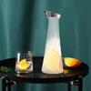 1,4L Acryl Transparente Saftflasche Transparente Saftflasche Wasserkrug Saftkrug mit Deckel