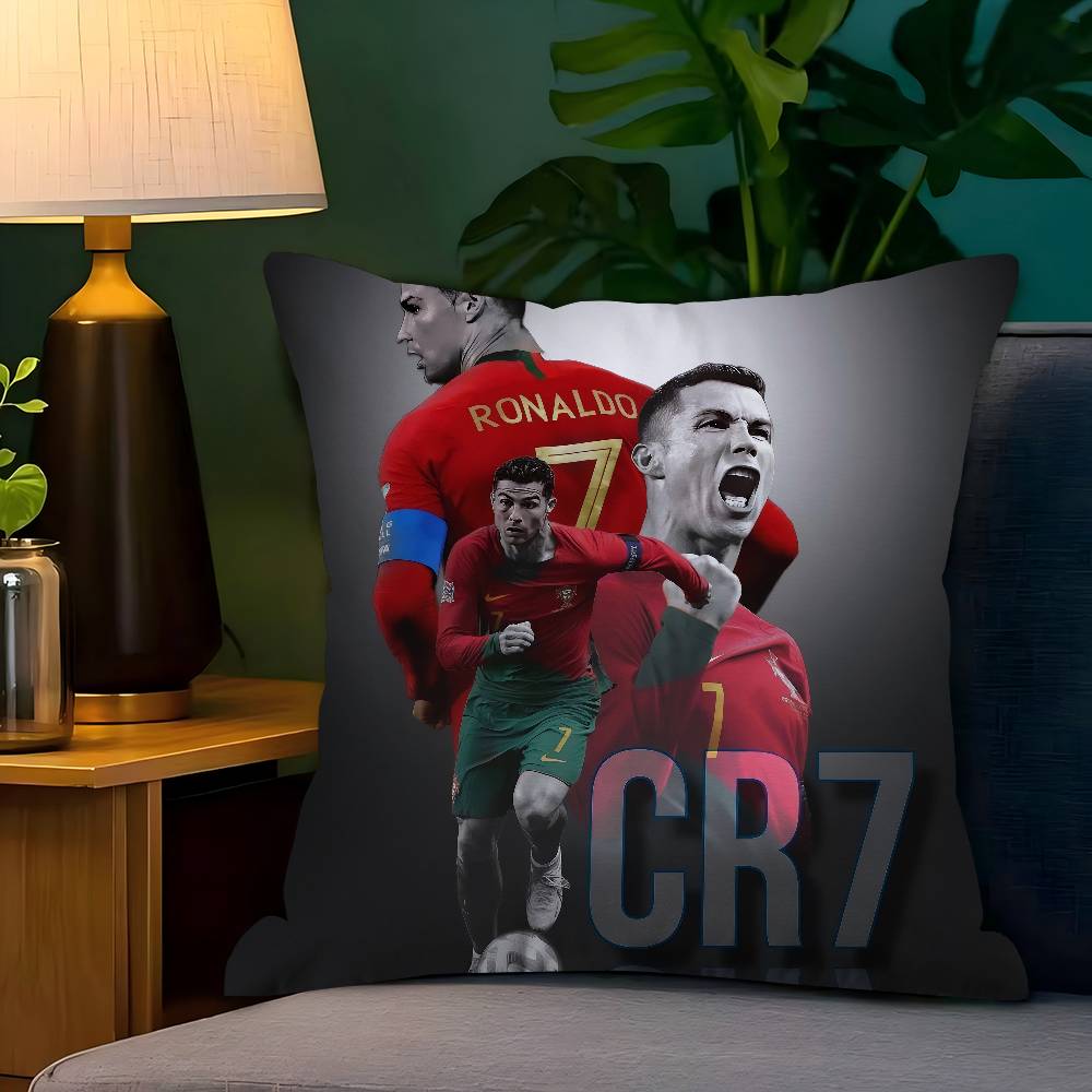 CR7 Cristiano R-Ronaldo-es Cushion Cover Pillow Cover Decor Pillowcase Printed Cushion Case For Couch