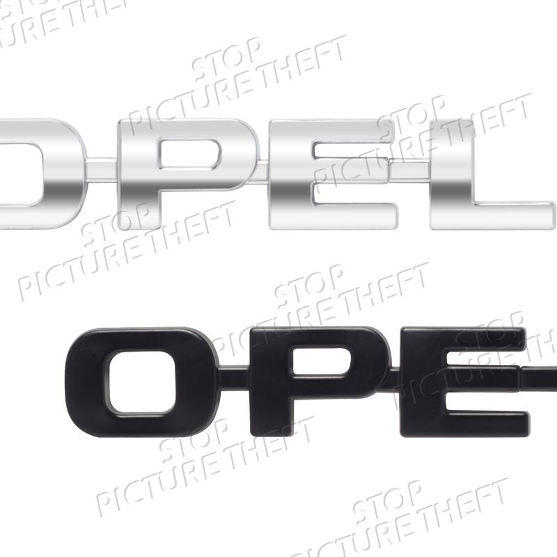 Opel Logo 3D Metal Badge Decal Car Body Rear Trunk Emblem Sticker Decoration For Opel OPC Insignia Adam Mokka Astra Zafira GTC