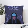 Berühmte Sängerin Billie Eilish Kissenbezug Polyester Kissenhülle Geschenk Überwurf-Kissenbezug Zuhause Dropshipping 40x40cm