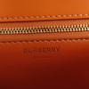 Excellent BURBERRY Shoulder Bag TBMetal 2WAY Leather Clutch Bag Orange Leather Used
