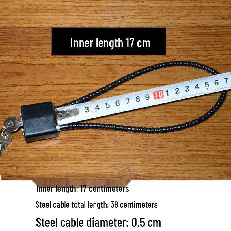 Steel Cable Combination Padlock: Anti-Theft Lock for Cabinets & Files