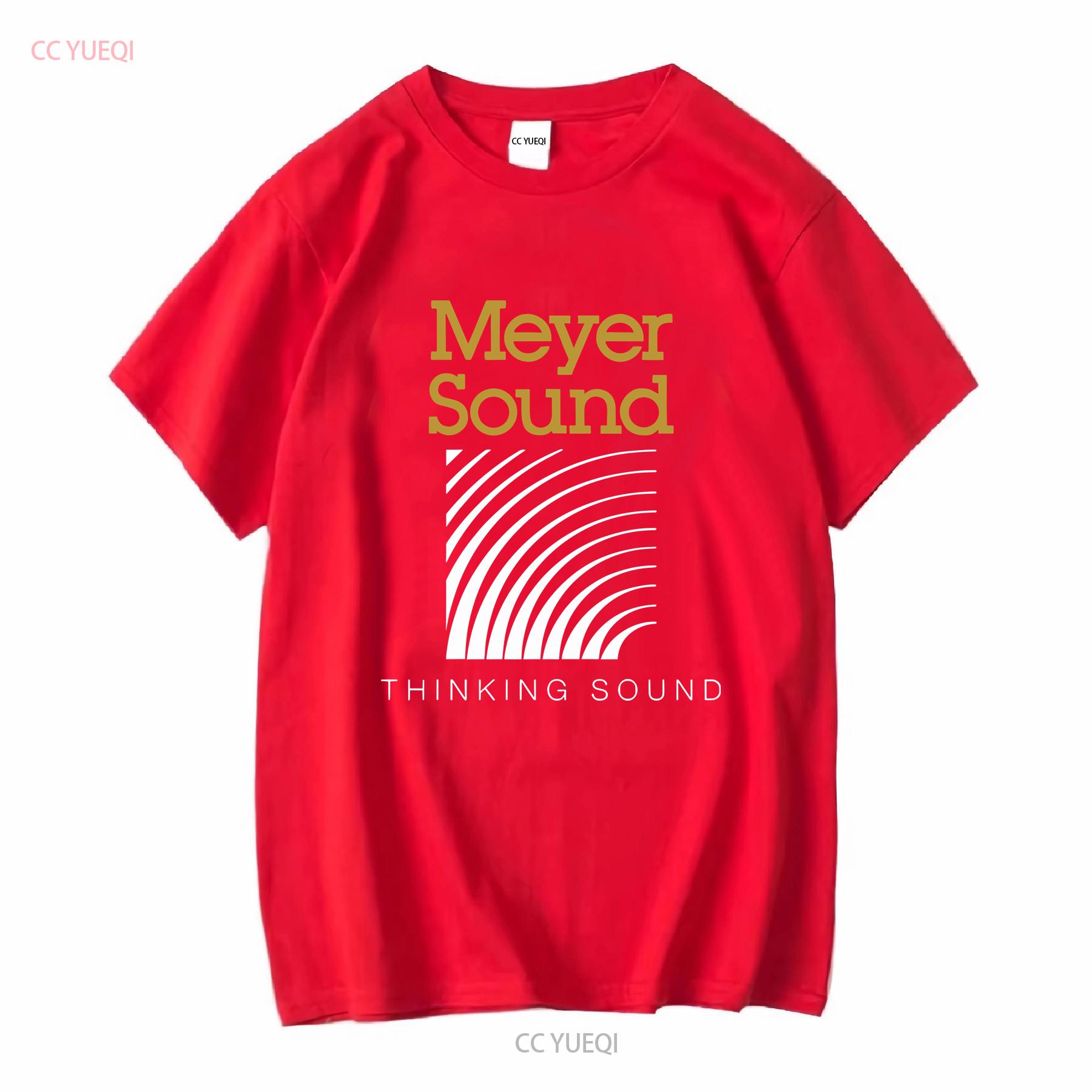 Meyer Sound American Loudspeakers Multichannel Audio Logo T Shirt Size S 5XL long or short sleeves vintage Washed Unisex S
