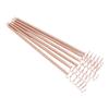 6 STÜCK Elektrokultur Pflanzenstäbe 12 Zoll Naturholzstab umwickelt mit Reiner Kupferspule Gartenantennen für